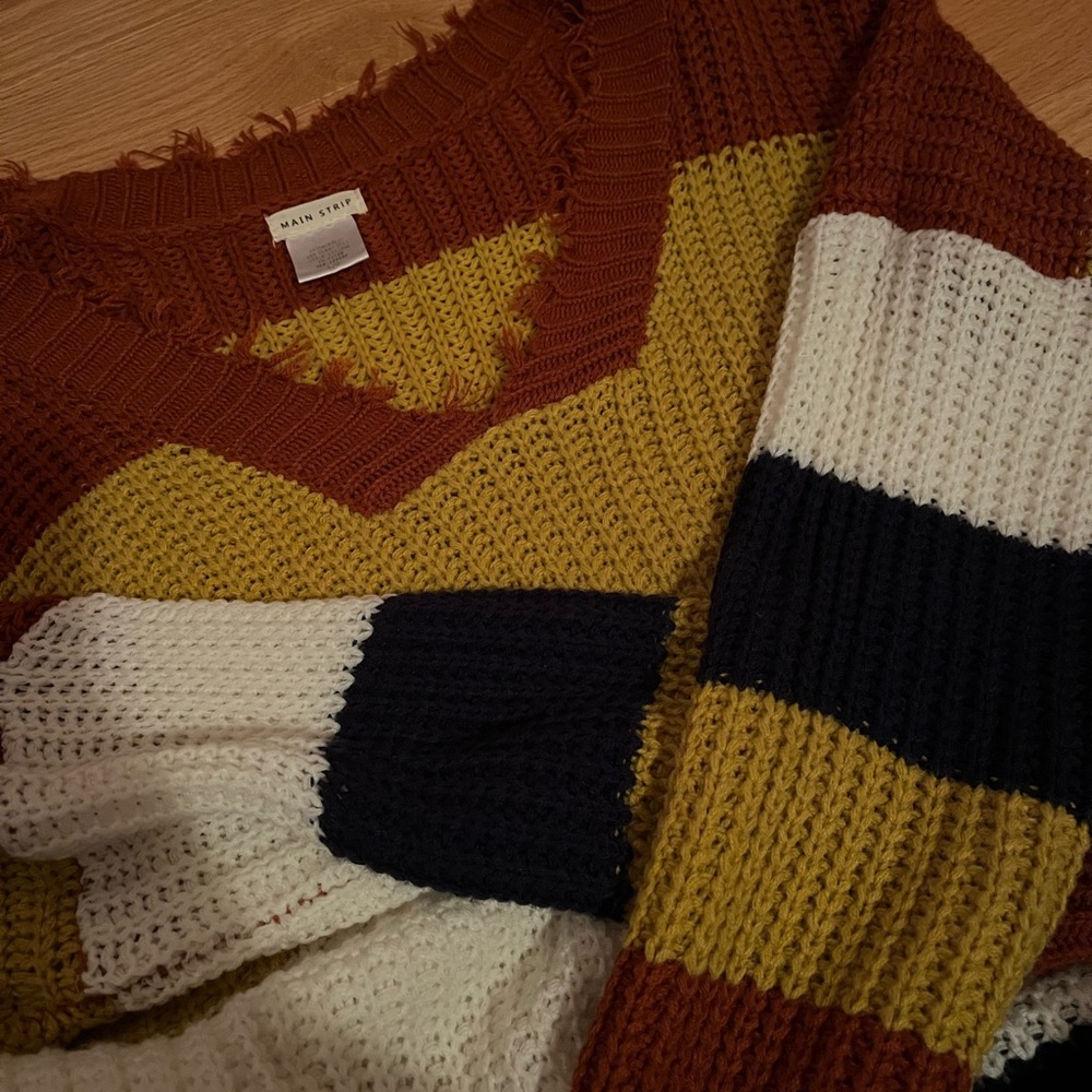 Colorblock sweater